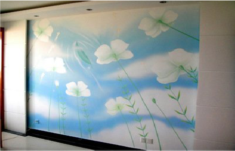 德化画墙绘怎么画好白云的蓬松感？